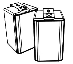 INSIGNIA NS-IOPS22 2-Way Indoor Outdoor Speakers