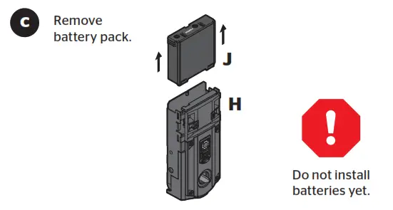 Install the interior assembly A c