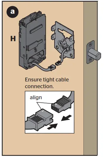 Install the interior assembly B a