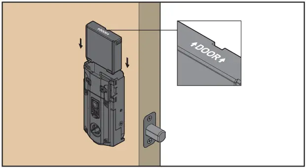 Perform the door handing process B