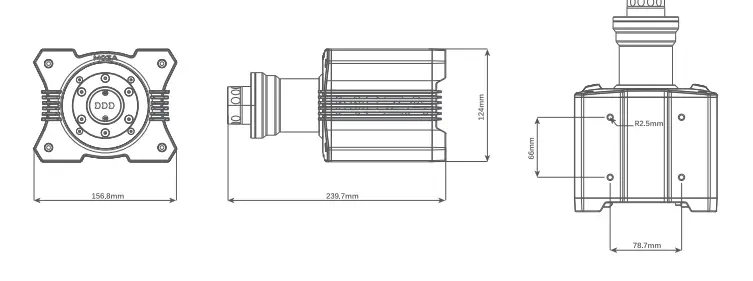 MOZA R9 Direct Drive Wheel Base fig 2