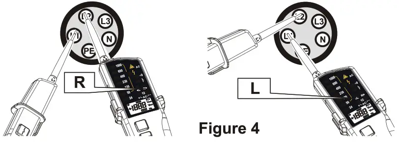 UNI T UT18E Voltage and Continuity Tester - rotation