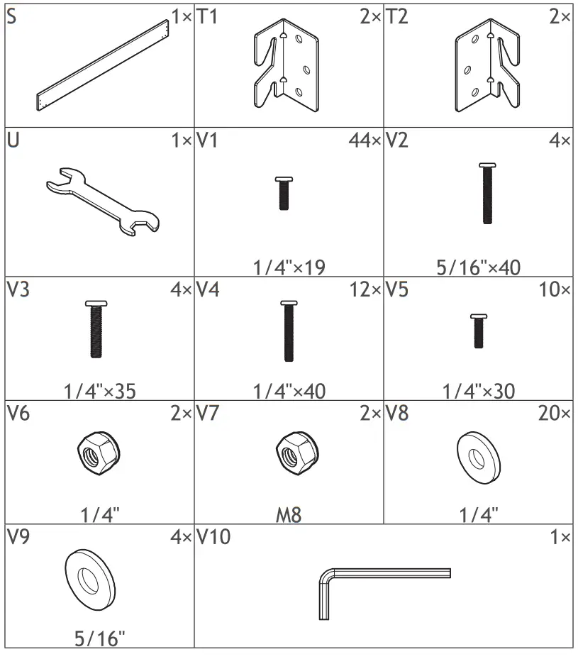 HOMEDEPOT F FB857219683 Upholstered Gray Queen Size Platform Bed - Fig1