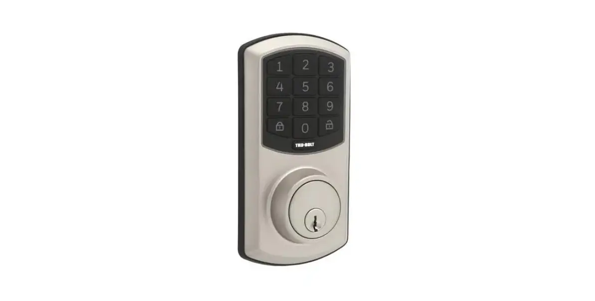 Tru-bolt 0711016 Electronic Deadbolt Keypad User Manual