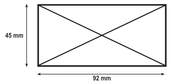 SENECA S311AK Analogue Panel Indicator with 4-Digit Display - DRILLING TEMPLATE