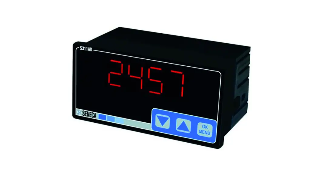 Seneca S311ak Analogue Panel Indicator With 4-digit Display Installation Guide