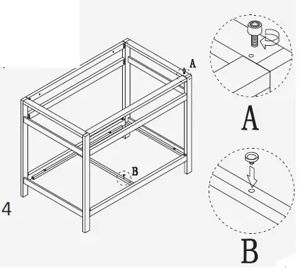 ROSWELL 701136 Bilbao 36 Inch W x 21.7 Inch D x 33.9 Inch H Stainless Steel Bath Vanity in Brushed-Gold FIG (11)