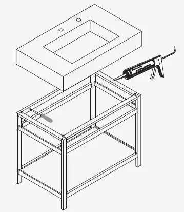 ROSWELL 701136 Bilbao 36 Inch W x 21.7 Inch D x 33.9 Inch H Stainless Steel Bath Vanity in Brushed-Gold FIG (12)