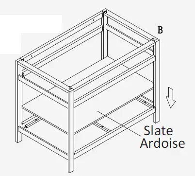 ROSWELL 701136 Bilbao 36 Inch W x 21.7 Inch D x 33.9 Inch H Stainless Steel Bath Vanity in Brushed-Gold FIG (8)