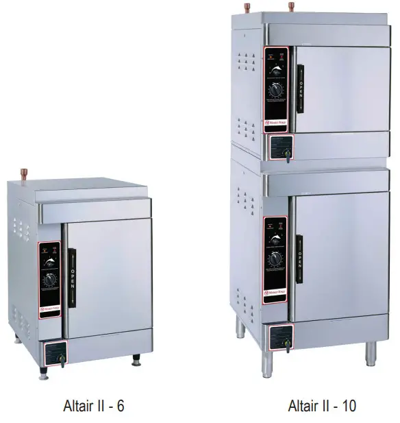 MARKET FORGE ALTAIR II Electric Boilerless Convection Steamer