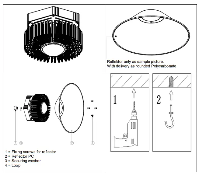 PROLED L711L074 LOW BAY MINI 53 80 Light-