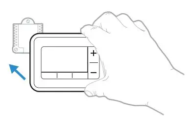Honeywell RTH7500 7-Day Programmable Thermostat Installation Guide - Attach your thermostat