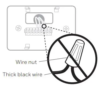 Honeywell RTH7500 7-Day Programmable Thermostat Installation Guide - Make sure there are no 120 240V wires
