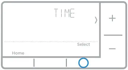 Honeywell RTH7500 7-Day Programmable Thermostat Installation Guide - Set the time