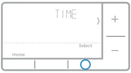 Honeywell RTH7500 7-Day Programmable Thermostat Installation Guide - Setting the time