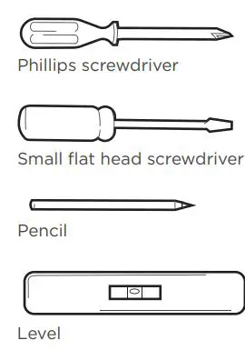 Honeywell RTH7500 7-Day Programmable Thermostat Installation Guide - Tools you will need