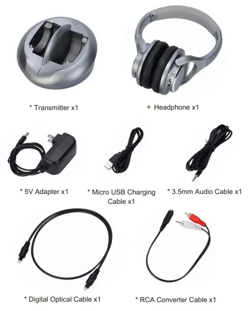 ZANCHIE-ZEH003-Wireless-TV -Over-Ear-Headsets-Fig-1