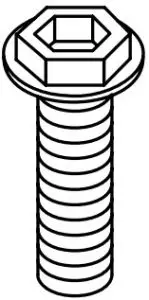 Screw x 2 3/8 x 1¾"