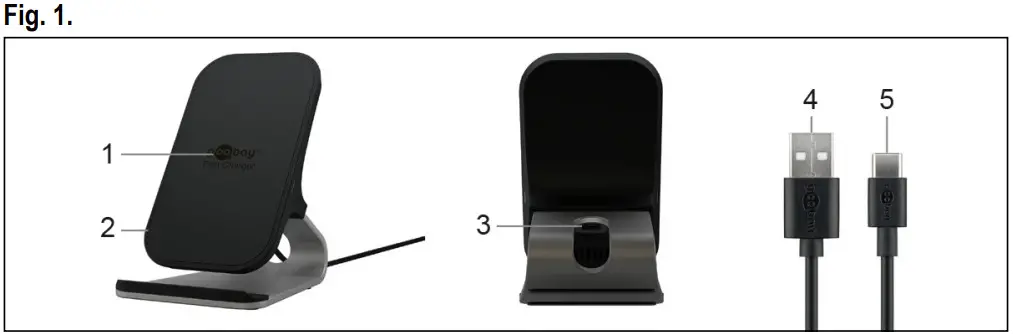 goobay 52955 Wireless Charger - Fig 1