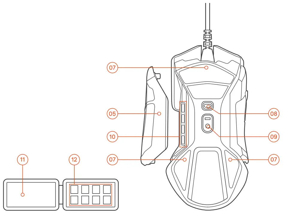 steelseries RIVAL 600 Gaming Mouse - Fig 2