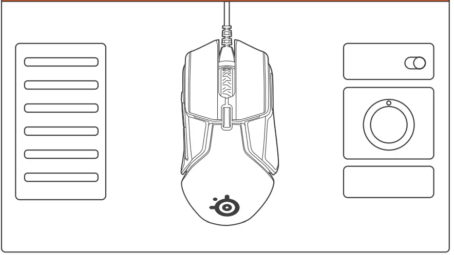 steelseries RIVAL 600 Gaming Mouse - Fig