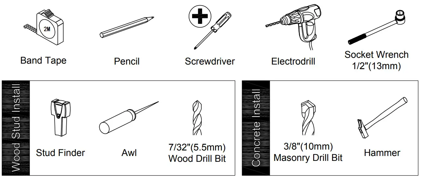 Mounting Dream MD2268 LK Tilt TV Wall Mount - Figure 5