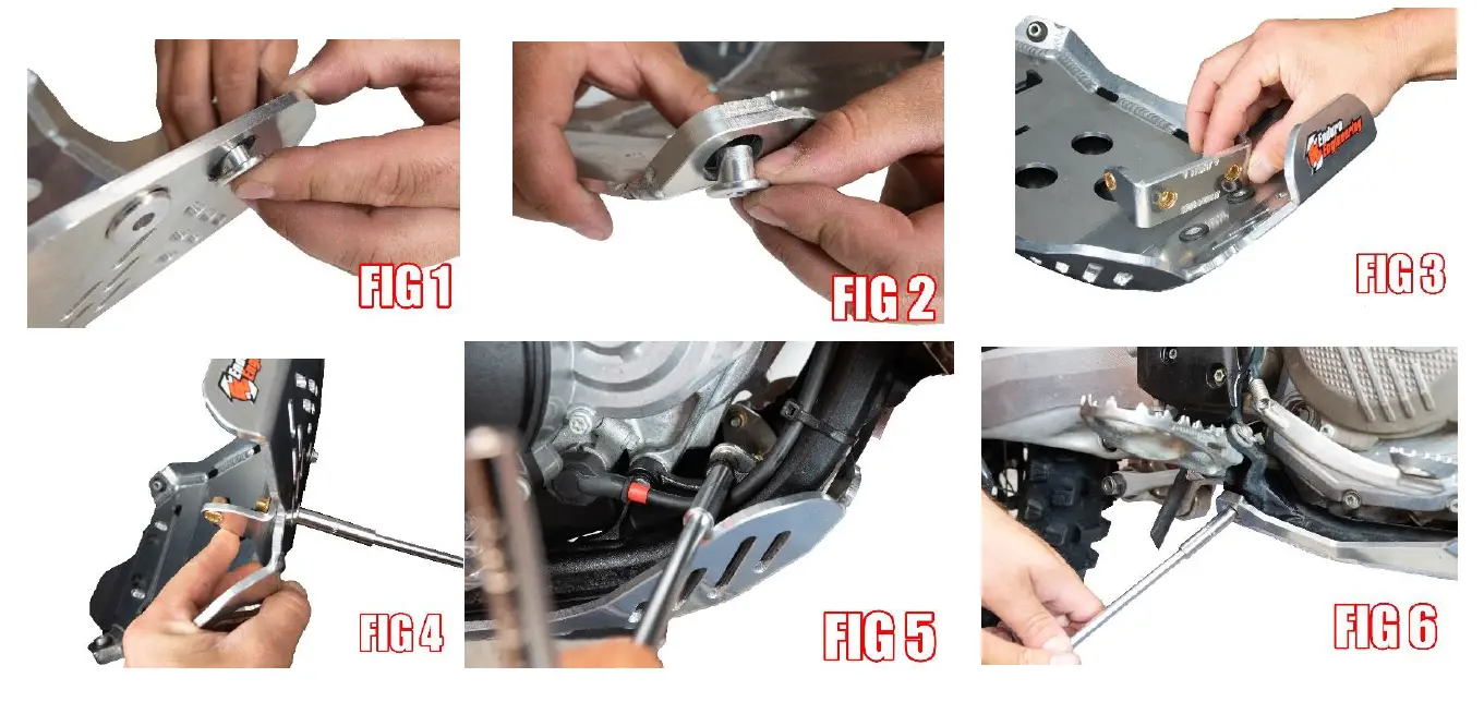 CYCLE GEAR 250CC Engineering Skid Plate 1