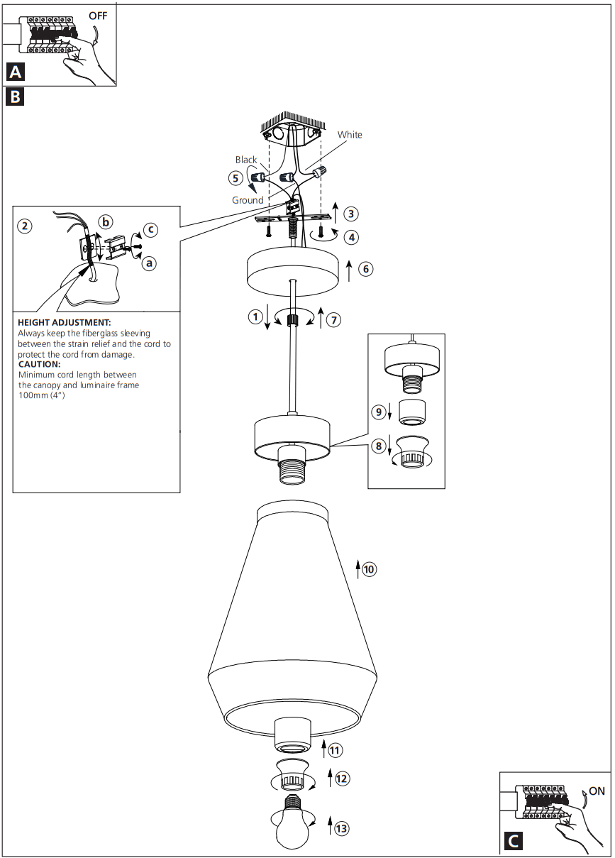 EGLO 205327A MONTEY Pendant Light - Fig