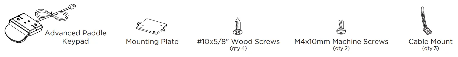 UPLIFT Desk FRM055 Advanced Paddle Keypad -