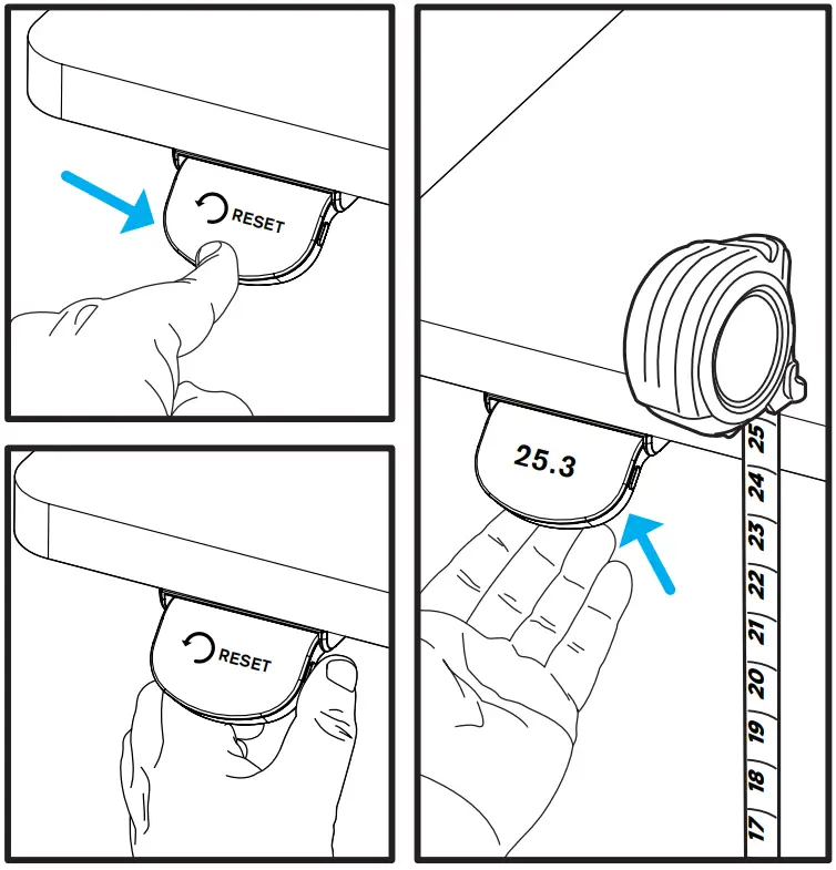 UPLIFT Desk FRM055 Advanced Paddle Keypad - 10