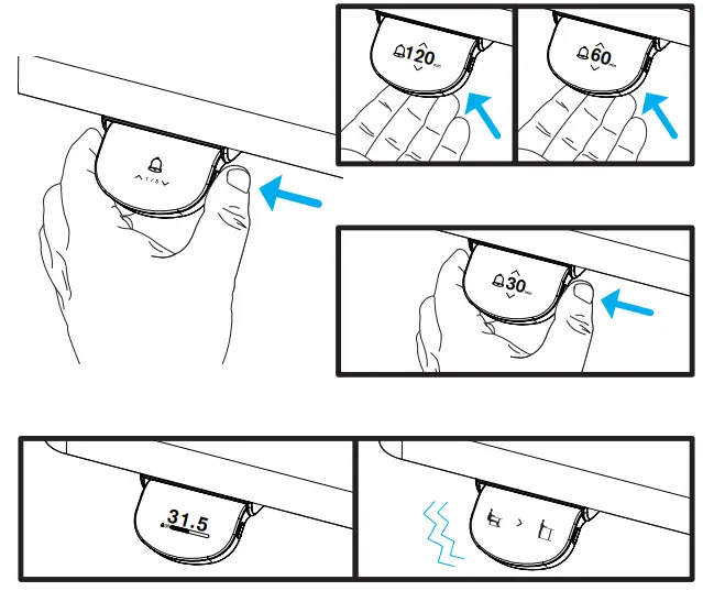 UPLIFT Desk FRM055 Advanced Paddle Keypad - 16
