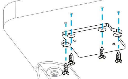 UPLIFT Desk FRM055 Advanced Paddle Keypad - Step 2