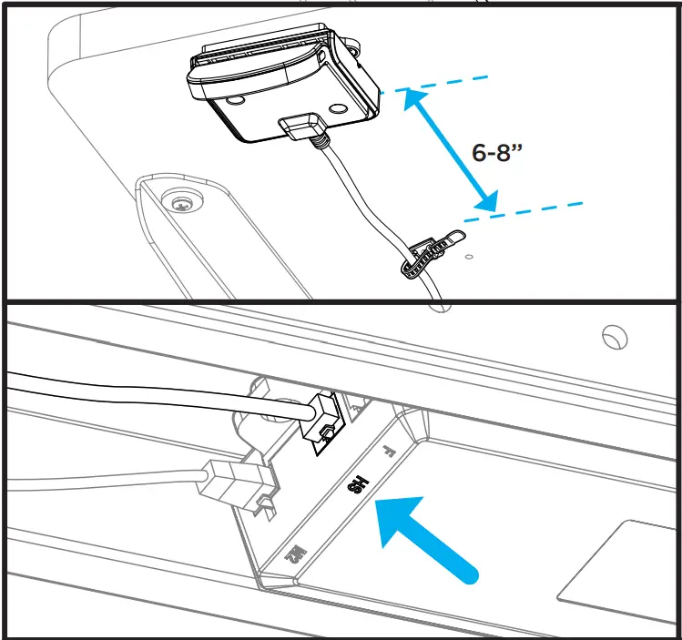 UPLIFT Desk FRM055 Advanced Paddle Keypad - Step 6