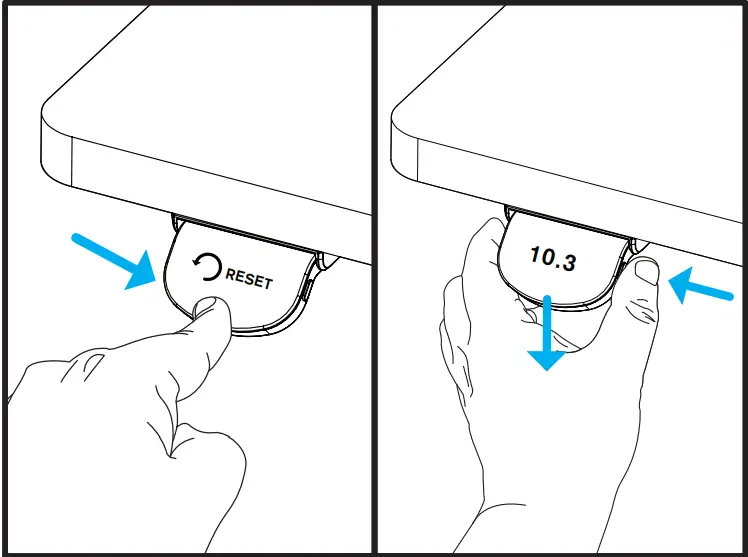 UPLIFT Desk FRM055 Advanced Paddle Keypad - Step 9