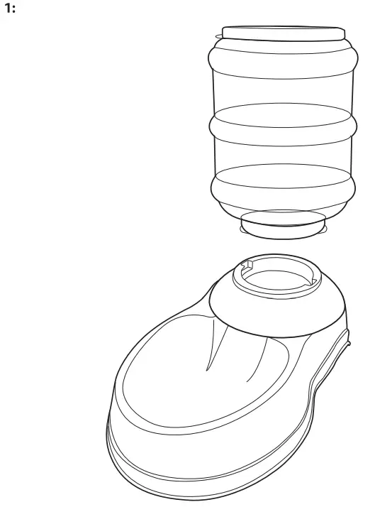 amazon basics B06ZY6Q66G B06ZZC83MG Gravity Pet Feeder and Waterer Bundle-fig2