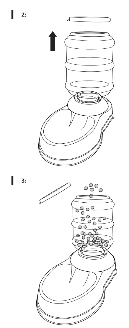amazon basics B06ZY6Q66G B06ZZC83MG Gravity Pet Feeder and Waterer Bundle-fig3