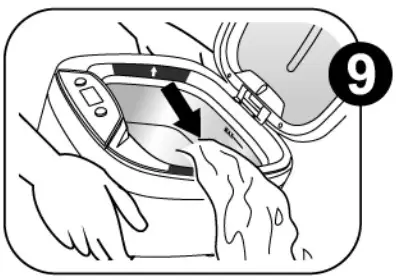 Geti 06424405 Digital Ultrasonic Cleaner GUC 851 - Operation instructions 10