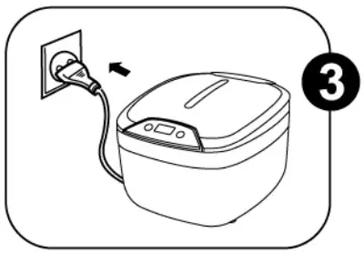 Geti 06424405 Digital Ultrasonic Cleaner GUC 851 - Operation instructions 3