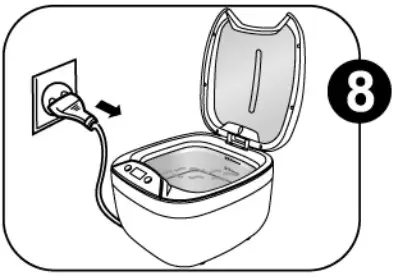 Geti 06424405 Digital Ultrasonic Cleaner GUC 851 - Operation instructions 9