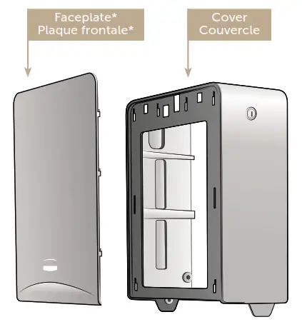 Kimberly-Clark KCC53706 ICON Automatic Roll Towel Recessed Dispenser Housing - 1
