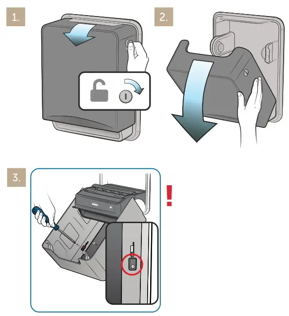 Kimberly-Clark KCC53706 ICON Automatic Roll Towel Recessed Dispenser Housing - 2