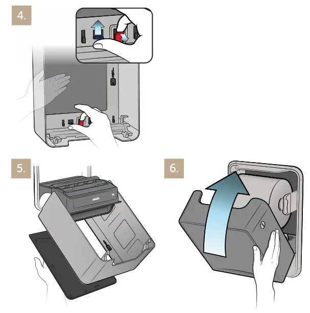 Kimberly-Clark KCC53706 ICON Automatic Roll Towel Recessed Dispenser Housing - 3