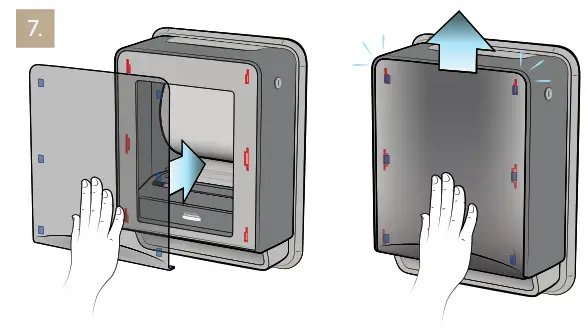 Kimberly-Clark KCC53706 ICON Automatic Roll Towel Recessed Dispenser Housing - 4