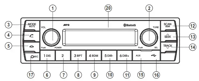 Compass Systems MA132 Vehicle Audio System - fig1