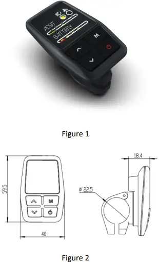 EUNorau CDE8 BBS-ENA Series Kit 36V-48V-52V E8 LED Display-FIG2