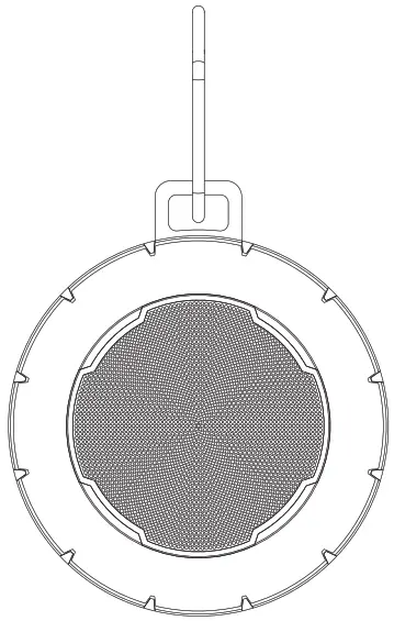 anko 43233304 Bluetooth Portable Splashproof Speaker