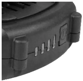 westfalia 90 02 50 18 Li-Ion Air Compressor - Charge Level