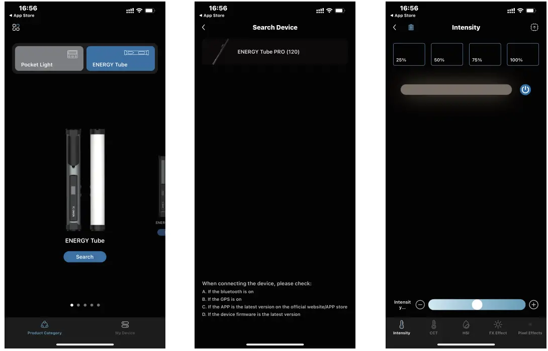 YC ONION Energy Tube Pro 120 Video Light fig 13