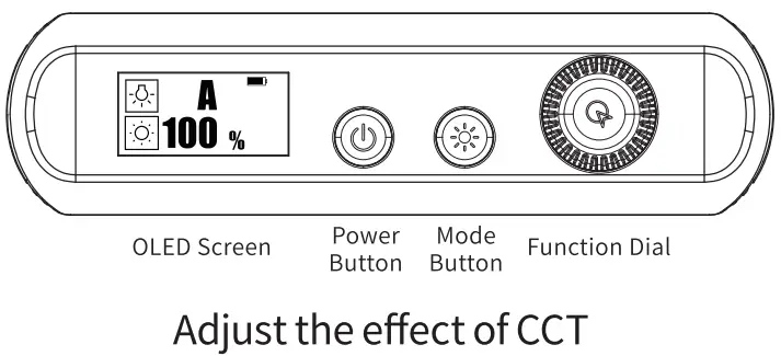 YC ONION Energy Tube Pro 120 Video Light fig 5