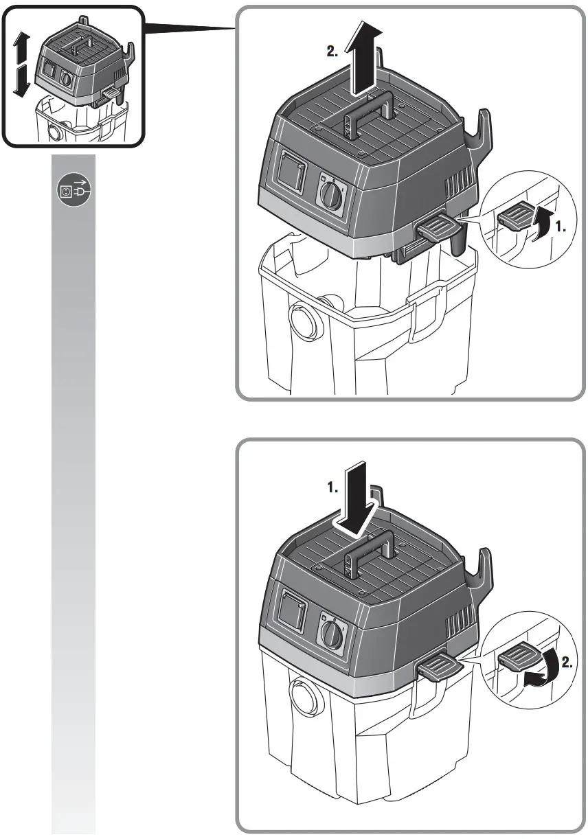 Fein Dustex 25L Wet and Dry Vacuum Cleaner - Figure 2